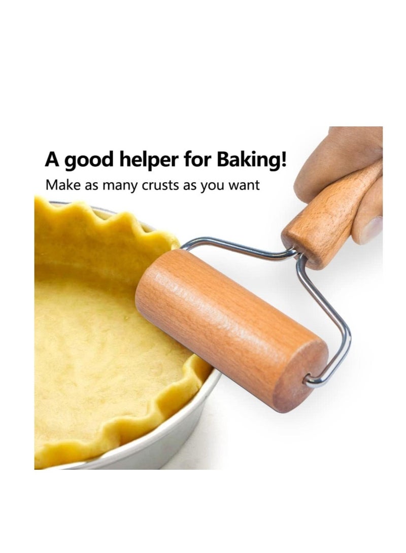 ليفقورا شوبك مصغر من الخشب الطبيعي، رول دوغ للكوكيز، البيتزا، المعكرونة، الزلابية – تصميم مريح، متين وسهل التنظيف - Image 4