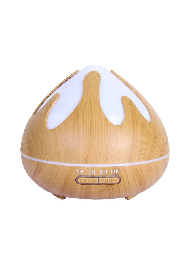 general LED ultrasonic aromatherapy humidifier, cool mist humidifier, essential oil diffuser, suitable for home, bedroom and office, 500ml seven-color humidifier, a perfect gift for mothers and ladies. - Image 1