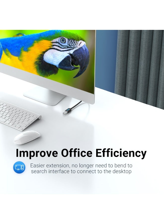 VENTION USB 3.0 A Male to A Female Extension Cable  0.5M Black PVC Type Model # CBHBD - Image 5