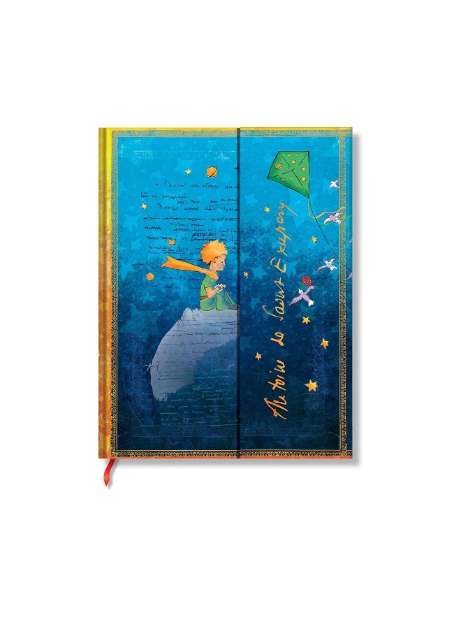 Paperblanks Saint-Exupéry, the Little Prince Embellished Manuscripts Collection Hardcover Journals MIDI Unlined Wrap 144 Pg 120 GSM