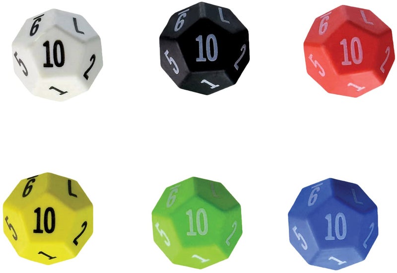 Teacher Created ResourcesÂ® 12 Sided Dice, Pack of 6 - Image 2