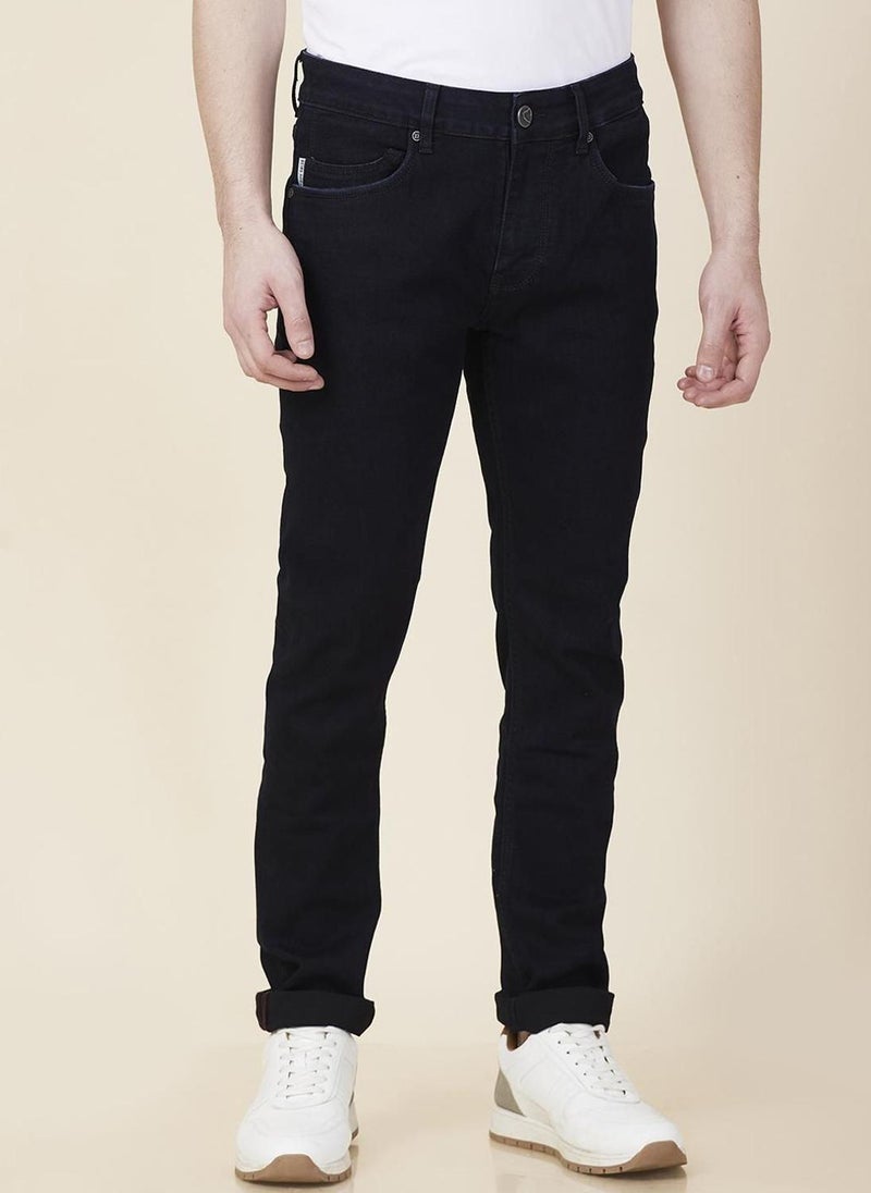 Being Human Men Classic Slim Fit Mid-Rise Stretchable Jeans - Image 1