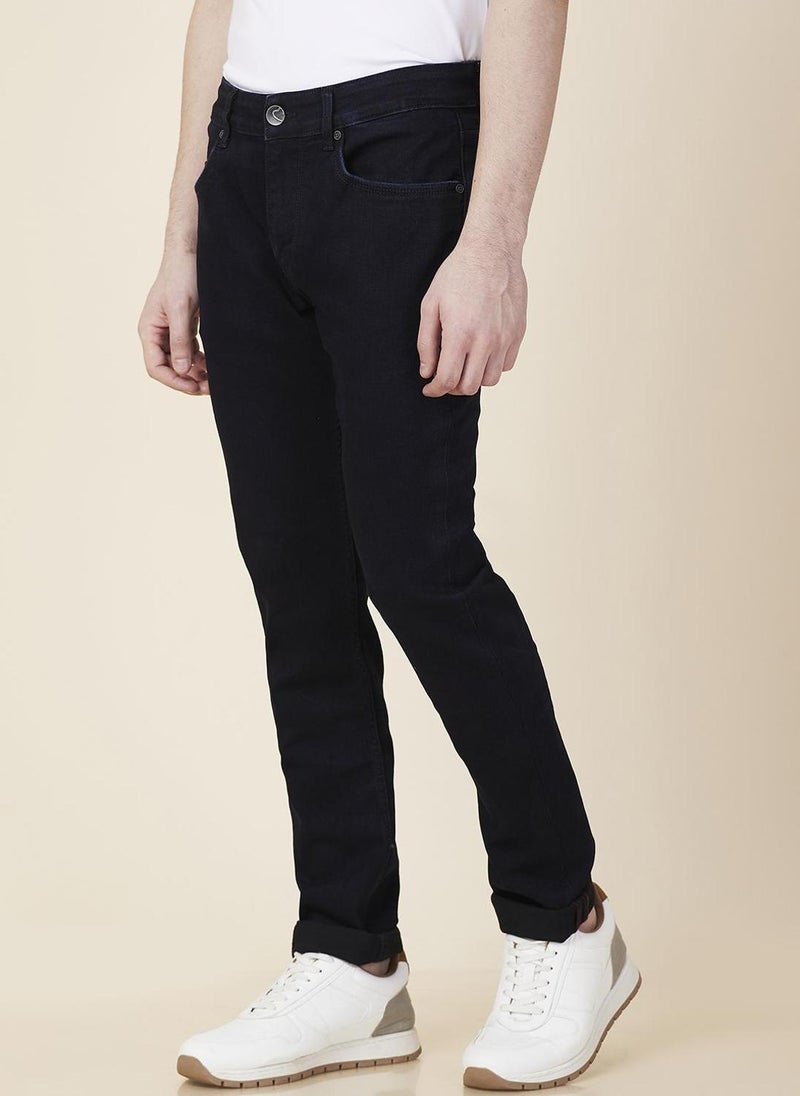 Being Human Men Classic Slim Fit Mid-Rise Stretchable Jeans - Image 3