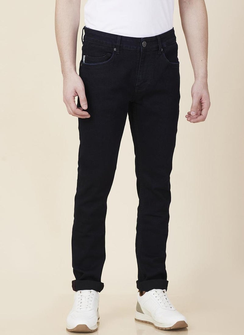 Being Human Men Classic Slim Fit Mid-Rise Stretchable Jeans - Image 2