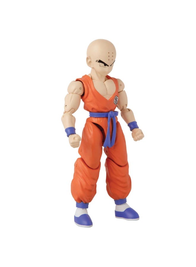 Bandai Dragon Ball Stars Krillin 6.5-Inches | Collectible Action Figure | Display Figure | Interchangeable Hands | Articulated Toy Figure | Perfect Gift for Collectors, Manga & Anime Lovers! - Image 4