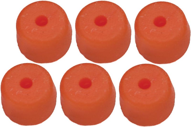 Archery Nitro Button (Pack of 6), Orange