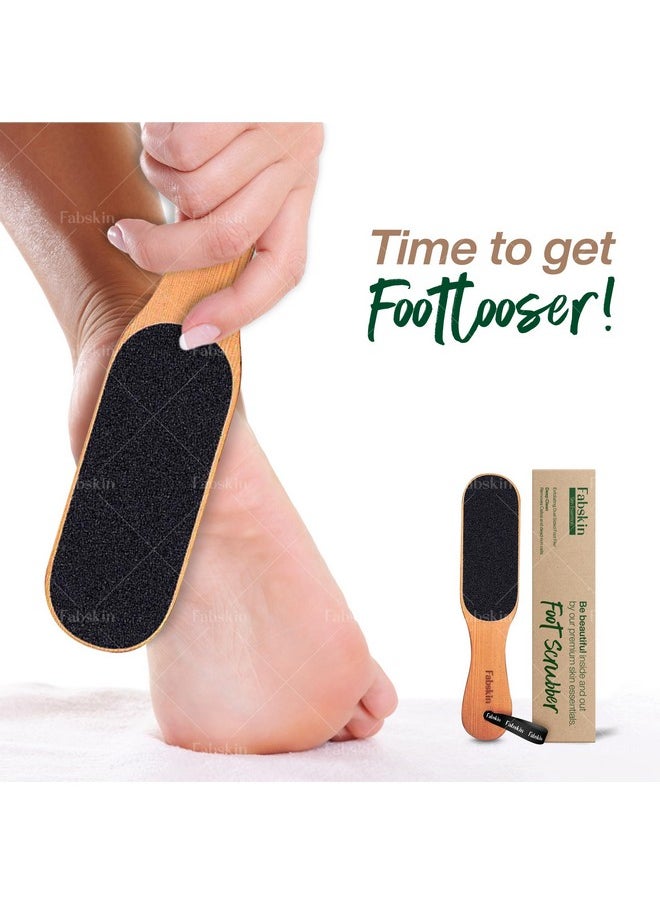 Fabskin Wooden Foot Scrubber For Dead Skin | Dual Sided Foot Filer | Callus Remover | Feet Scraper  - Image 5