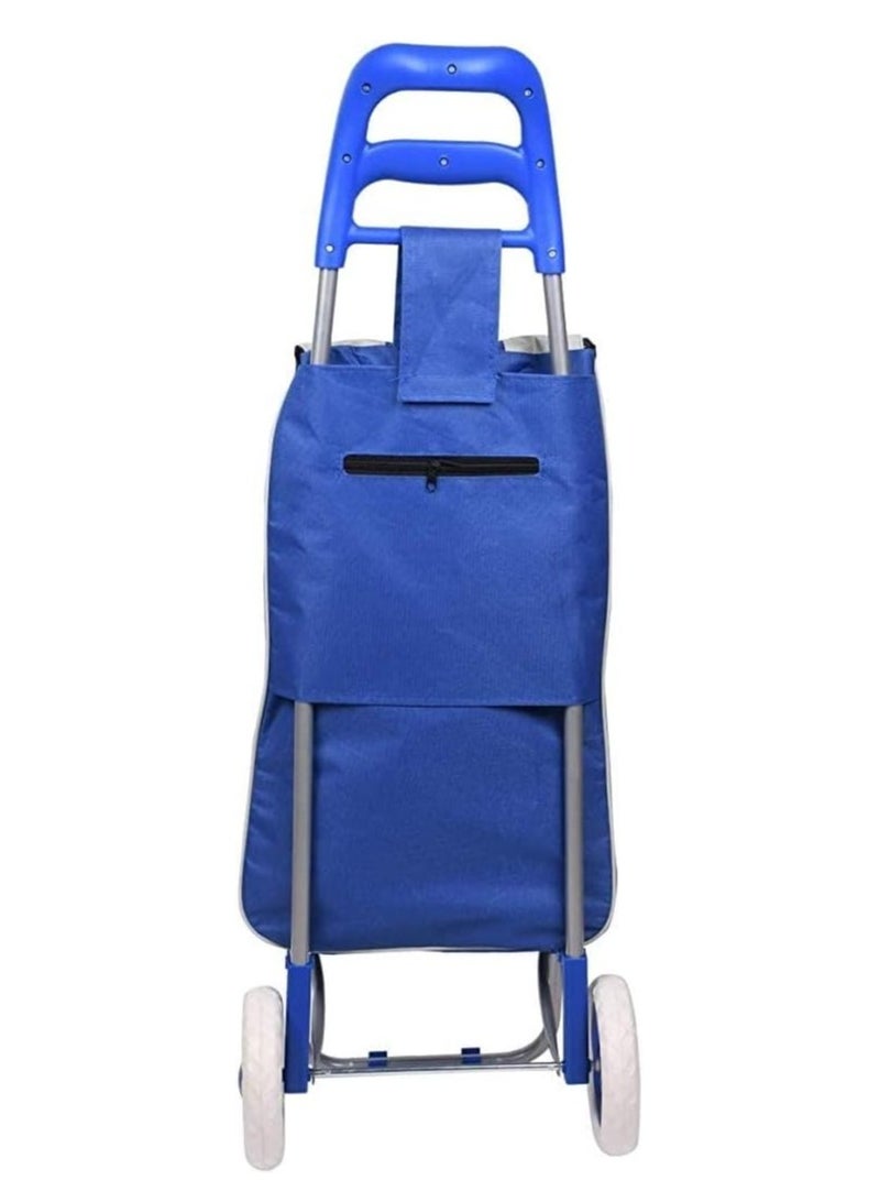 DubaiGallery Shopping Trolleys Small Portable Folding Grocery Cart Trolleys  - Image 3