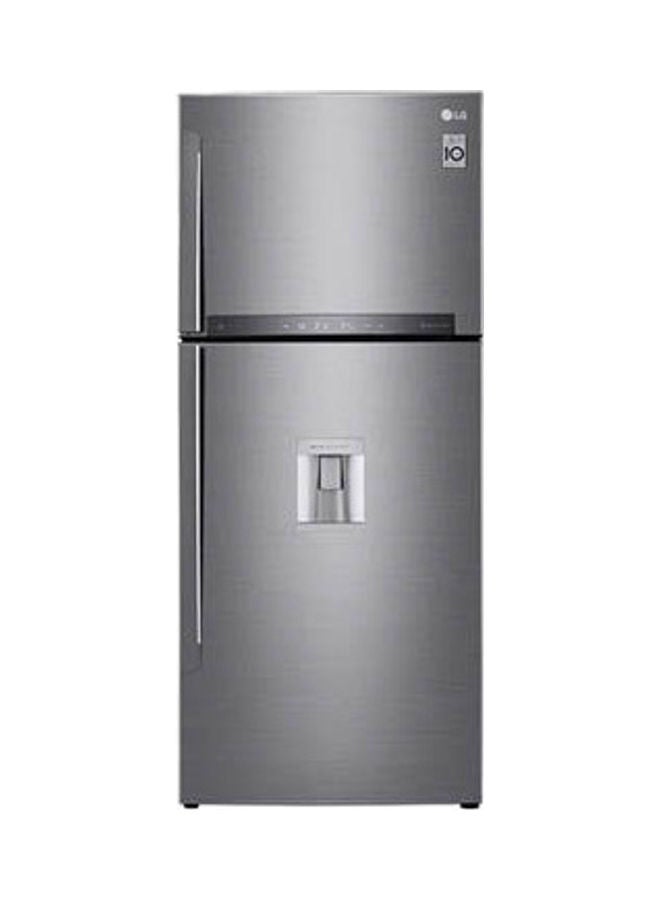 إل جي ثلاجة نو فروست بموتور عاكس سعة 509 لترًا موديل GN-F722HLHL فضي GN-F722HLHL فضي - Image 1