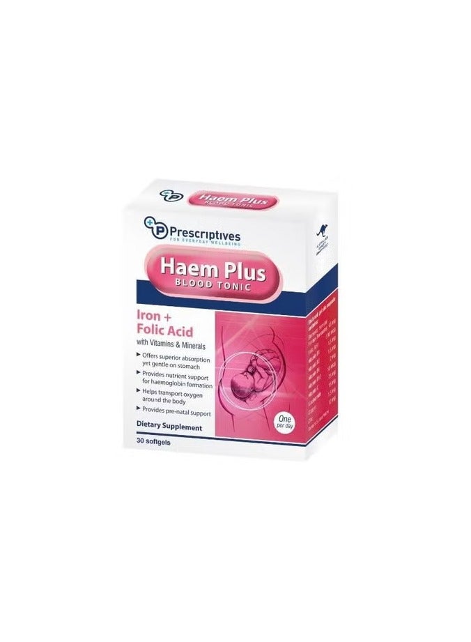 Prescriptives Haem Plus Softgels 30's