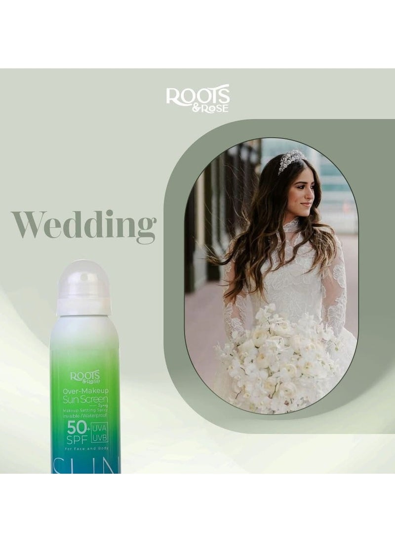Roots and Rose over makeup sunscreen spray (120ml)  - Image 4
