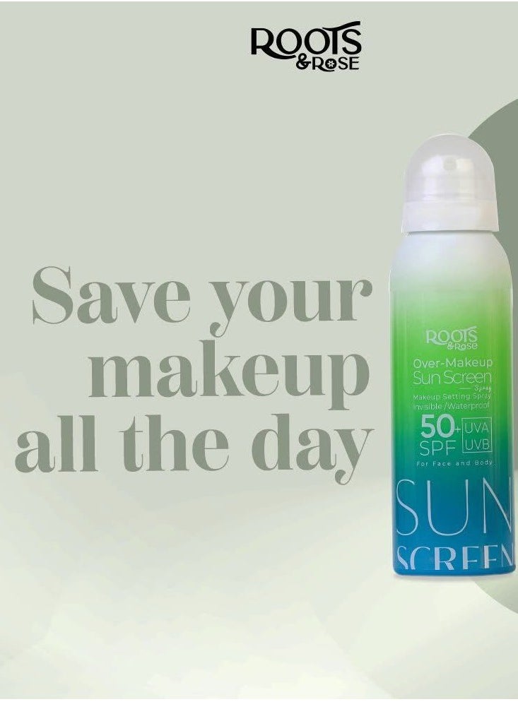 Roots and Rose over makeup sunscreen spray (120ml)  - Image 2