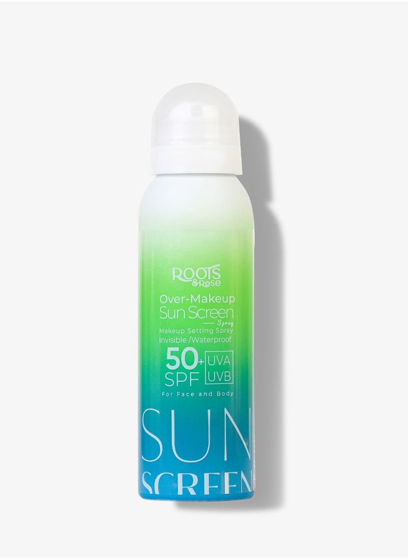 Roots and Rose over makeup sunscreen spray (120ml)  - Image 1