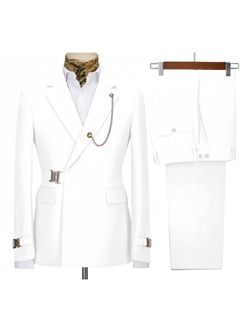 KUYING New Fashionable Men's Two-Piece Suit Set  - Image 1
