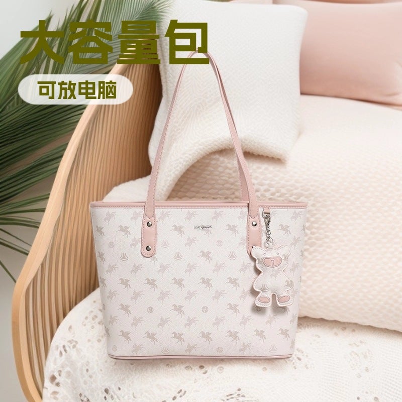 [Same Style As Zhao Zhaoyi] Lulu Pegasus Tote Bag, Commuter High-End Handbag, Versatile Shoulder Bag For College Students - Image 2
