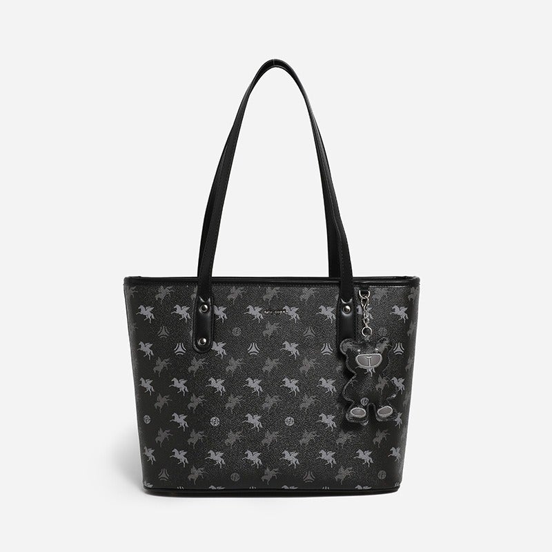 [Same Style As Zhao Zhaoyi] Lulu Pegasus Tote Bag, Commuter High-End Handbag, Versatile Shoulder Bag For College Students - Image 4