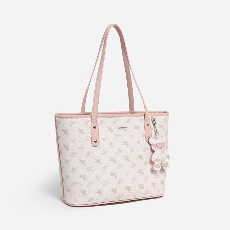 [Same Style As Zhao Zhaoyi] Lulu Pegasus Tote Bag, Commuter High-End Handbag, Versatile Shoulder Bag For College Students - Image 3