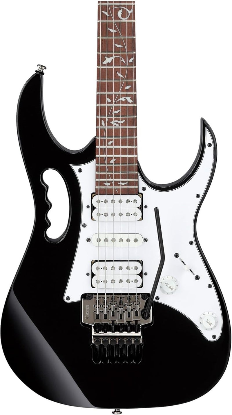 ايبانيز غيتار كهربائي من إيبانيز JEMJR سيغنتشر ستيف فاي - أسود - Image 3