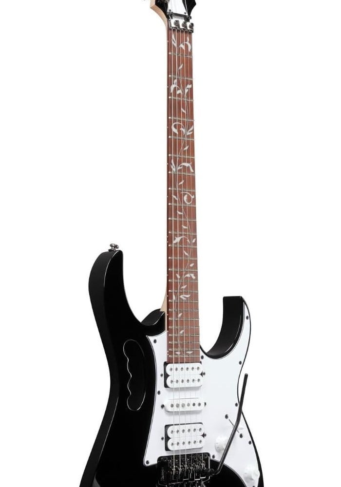 ايبانيز غيتار كهربائي من إيبانيز JEMJR سيغنتشر ستيف فاي - أسود - Image 4