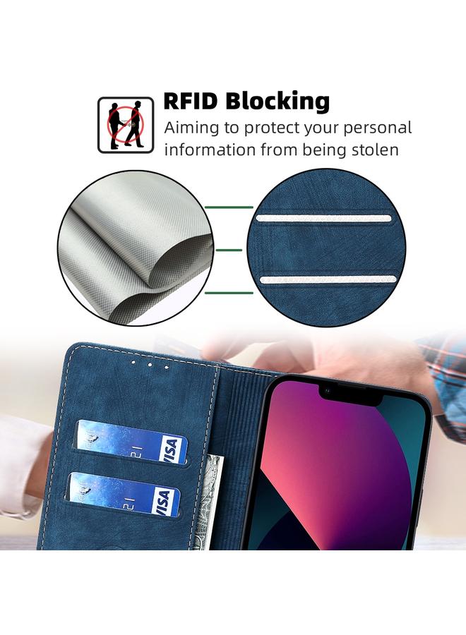 اس-توب جراب هاتف جلدي مغناطيسي مضاد للسرقة لهاتف iPhone 13 RFID - Image 5