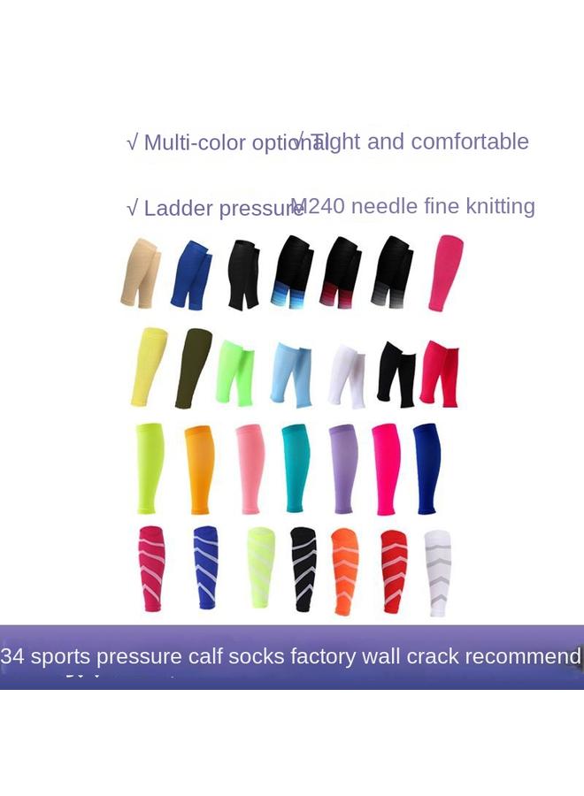 Bluejw New Gradient Sports Pressure Calf Elastic Socks Outdoor Compression Shaping Socks Manufacturers  - Image 4