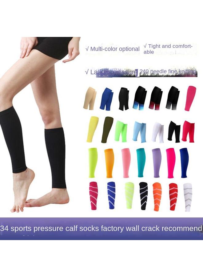 Bluejw New Gradient Sports Pressure Calf Elastic Socks Outdoor Compression Shaping Socks Manufacturers  - Image 3