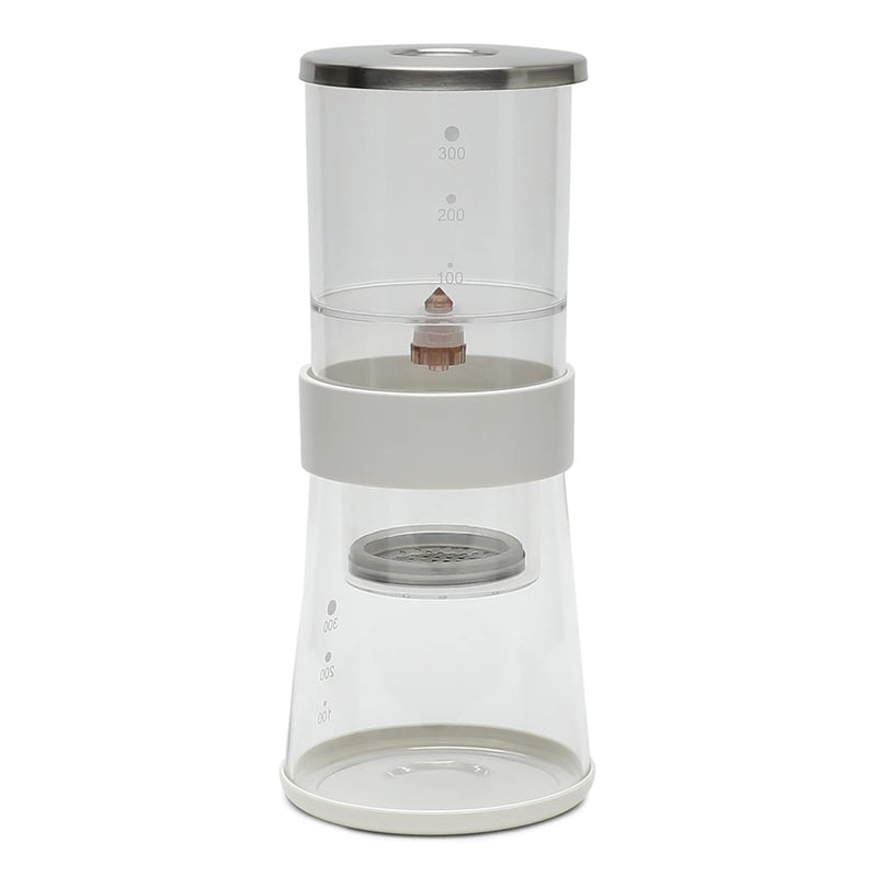 POUR DEMITASSE Pour Demitasse THE CHEMIST Cold Brew Coffee Drip Tower Set 3 Piece Slow Ice Percolator ReUsable Stainless Steel Filter Mesh Cold Brew Coffee Maker Espresso Mocha - Image 1