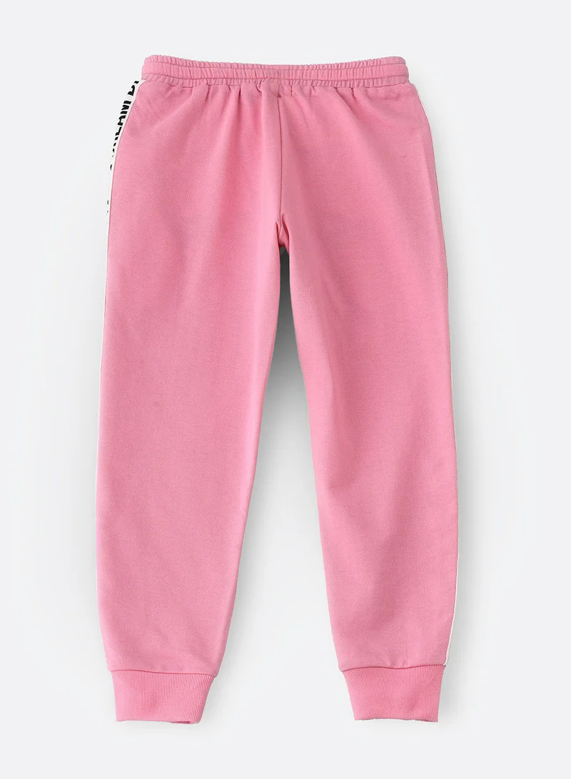Jelliene Knit jogger with tape at side seam