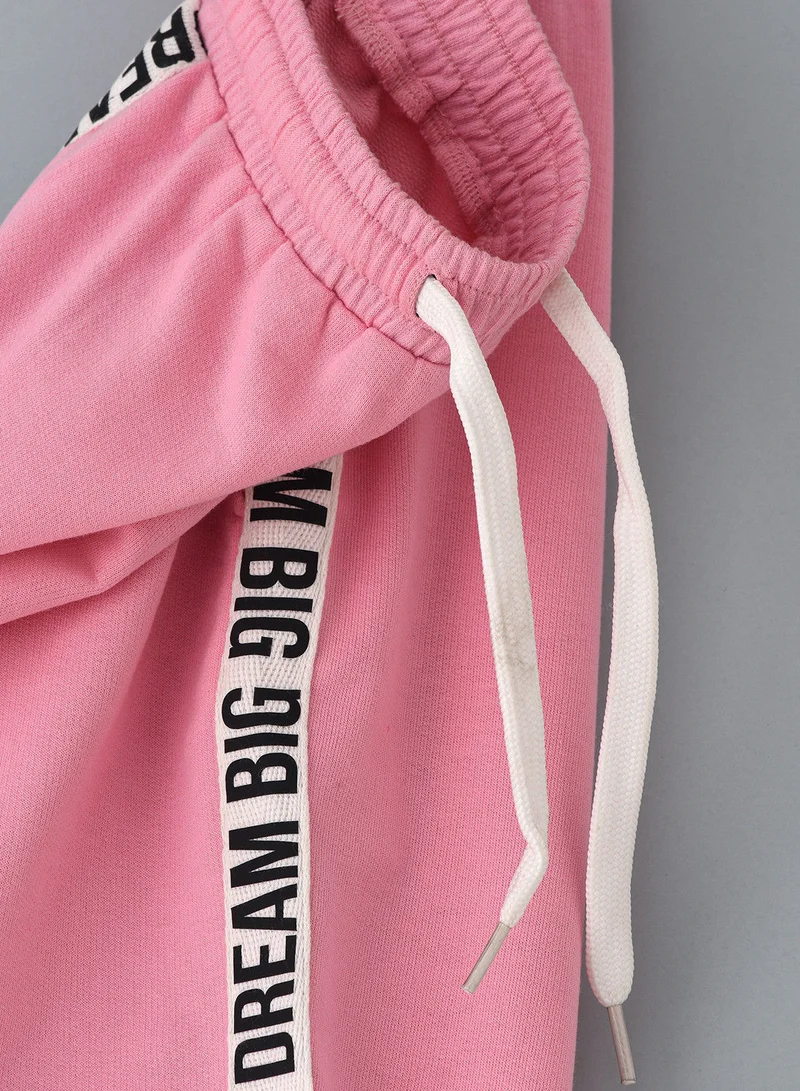 Jelliene Knit jogger with tape at side seam