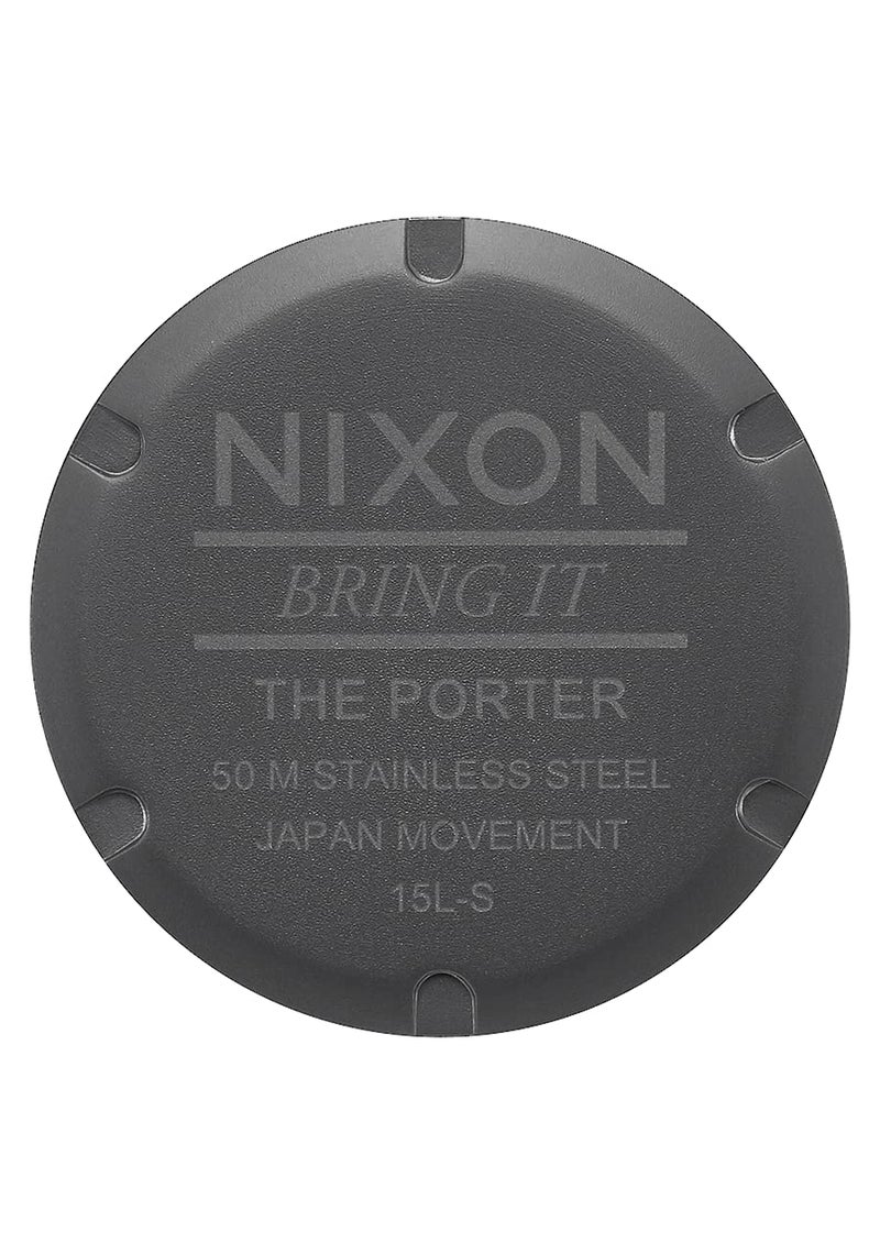 NIXON Porter Leather A1058 50m Water Resistant Men’s Watch (20-18mm Leather Band and 40mm Watch Face) - Image 5
