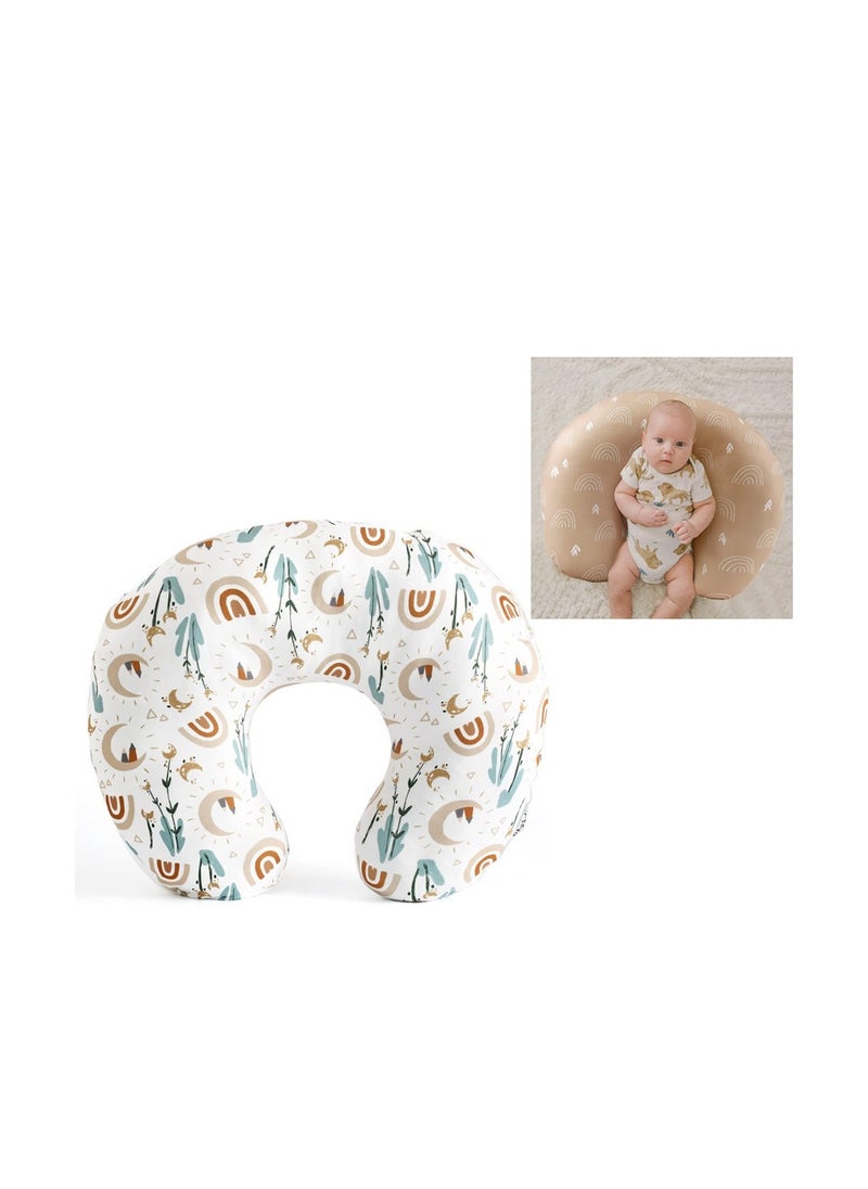 Gonice Baby feeding pillowcase Elastic U-shaped breastfeeding pillowcase Removable pillow case breastfeeding maternity pillow  - Image 4