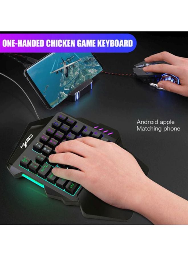 One Handed Gaming Keyboard And Mouse Set  - Image 2