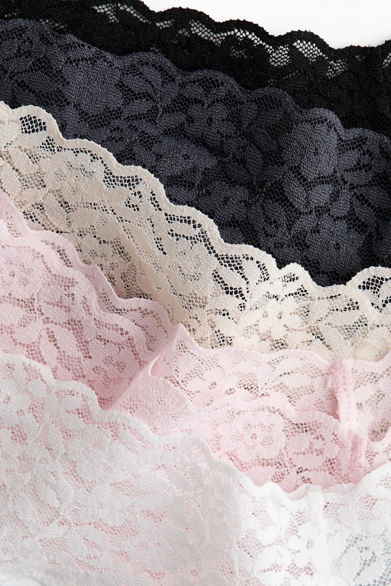 H&M 10-pack lace thong briefs