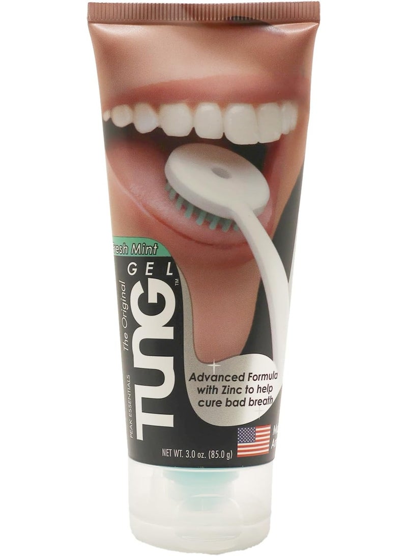 Peak Essentials The Original TUNG Gel | Fresh Mint Tongue Paste 3 oz (85g) | 1 Count