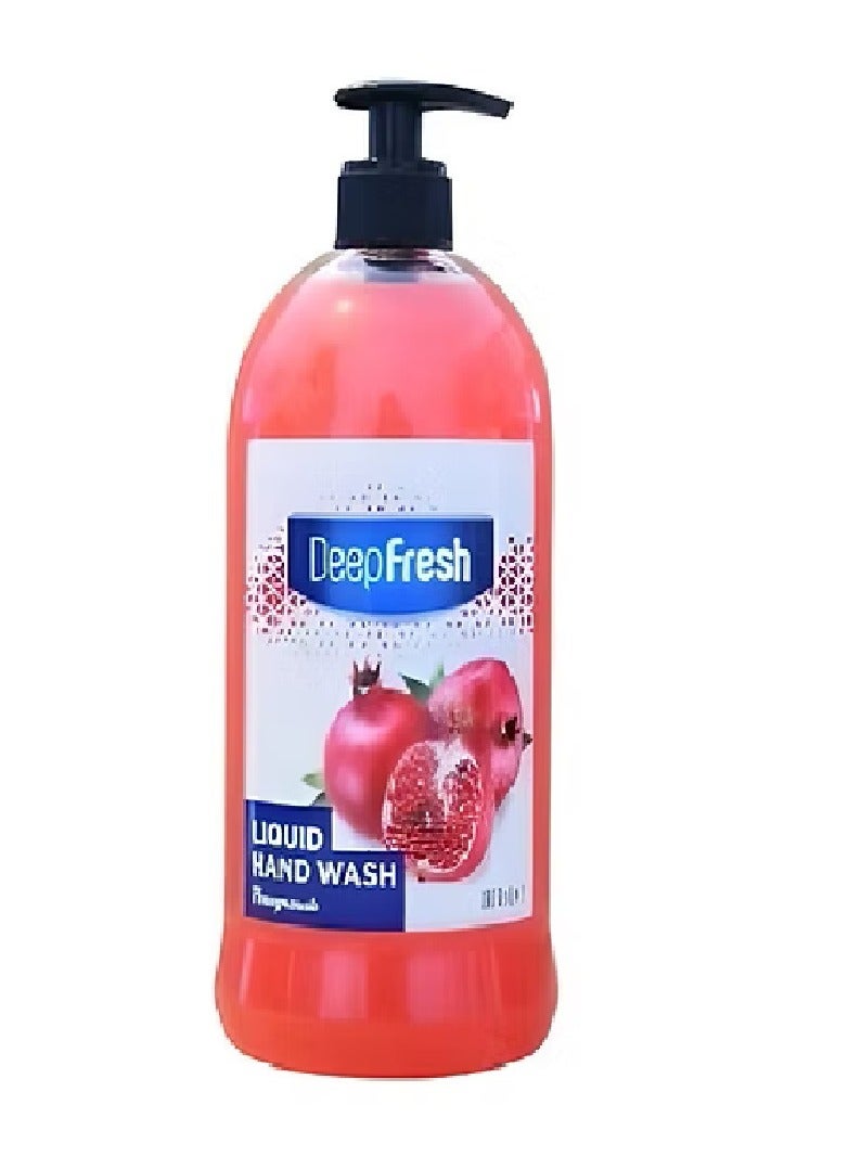Deep Fresh Pomegranate Liquid Hand Wash 1000ml - Image 1