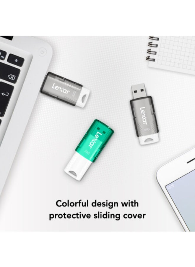 Lexar® JumpDrive® S60 USB 2.0 Flash Drives, USB Type A, Compatible with PC and Mac® systems, ( LJDS060032G-BNBNG ) - 32GB 32 GB - Image 3