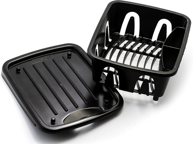 Camco Black 43512 Mini Dish Drainer & Tray - Image 2