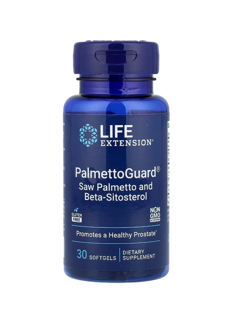 Life Extension PalmettoGuard Saw Palmetto and Beta-Sitosterol 30 Softgels - Image 1