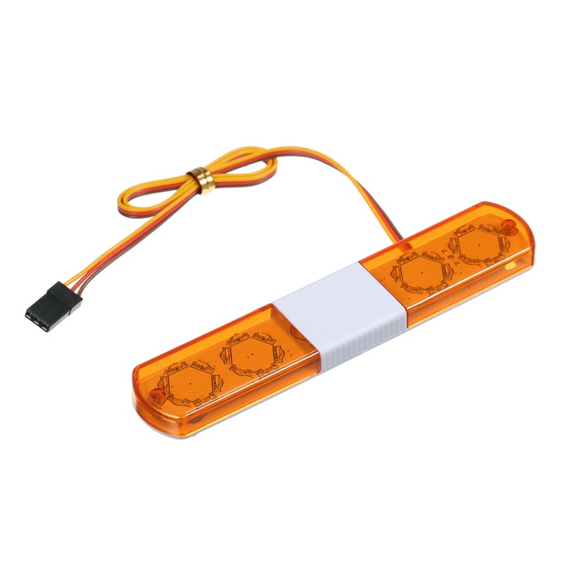 RC Car Lights: Yellow LED Lights - Exquisite Workmanship Simulated Lighting for WPL D12 Drift Off-road Car Night Driving - Image 4