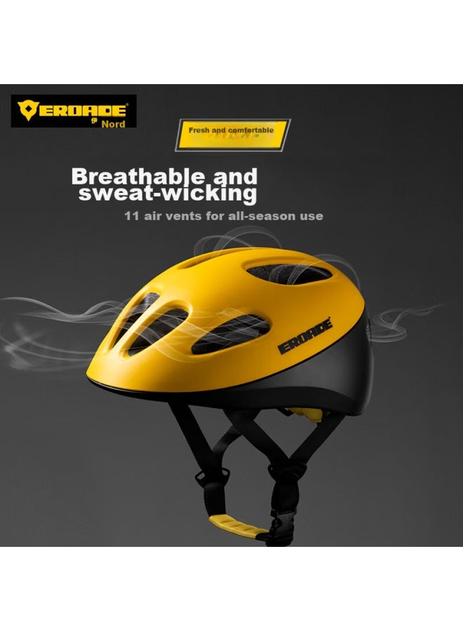 Eroade Bicycle Helmet, Children's Cycling Protective Gear, Knee Pads, Thickened Set, Breathable, For Roller Skating, Balance Bike, Anti-fall Equipment - Image 2