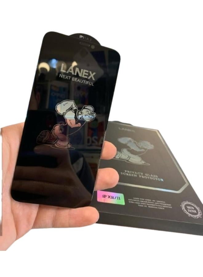 LANEX Lanx Privacy Screen Protector for iPhone 15 Pro MAX , 6.7 inch - Image 4