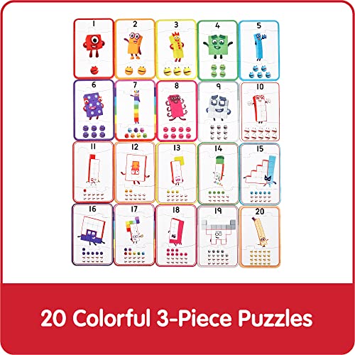 hand2mind Numberblocks Counting Puzzle Set, Number Puzzle, Counting Games for Kids Ages 3-5, Numbers for Toddlers, Math Games for Kids, Matching Game, Educational Toys, Preschool Learning Activities - Image 2