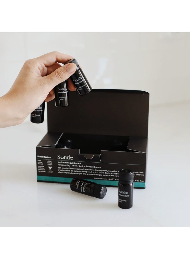 Sendo Scalp Restore Rebalancing Lotion for Greasy Scalps 10*6ml - Image 2