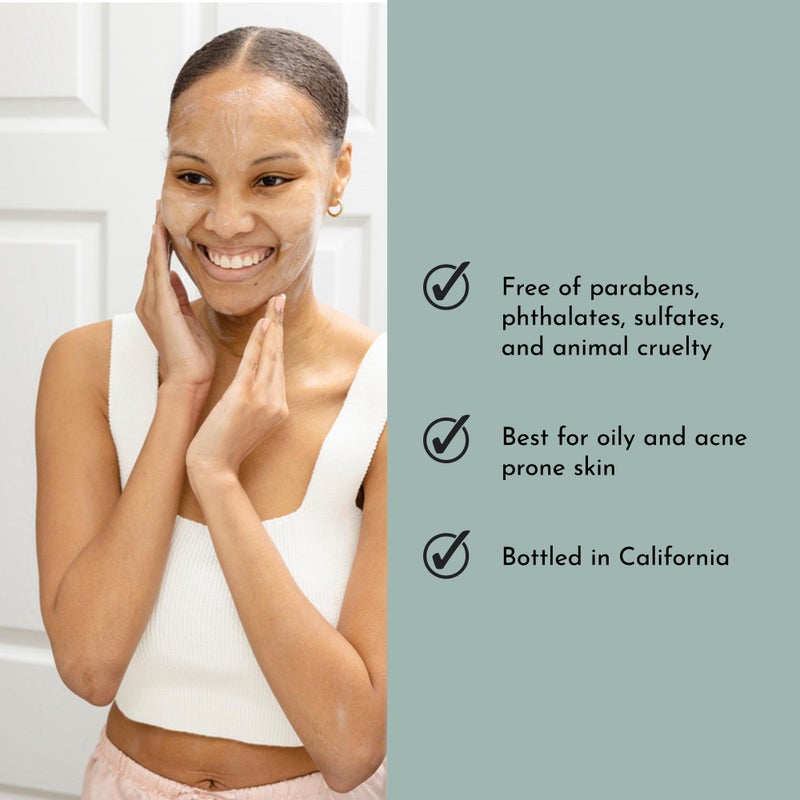 BOLDEN Skin Clarifying Cleanser | pH-balanced Sulfate-free Foaming Gel Cleanser for Oily and Blemish-prone Skin | 5.1 Fl Oz - Image 5