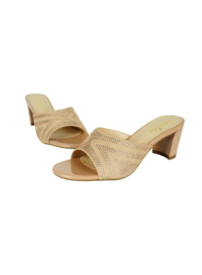 Michelle Morgan 092-2661 Michelle Morgan Ladies Block Heel 314RJ199 Lt Pink