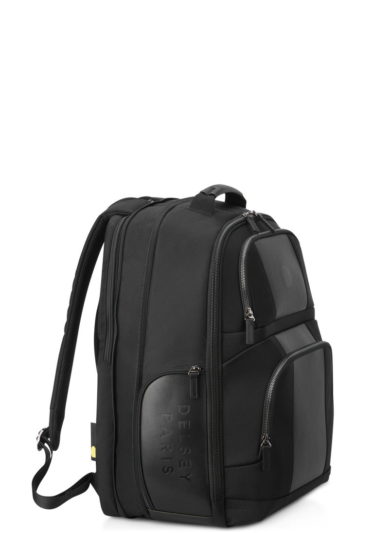 DELSEY Paris Wagram 2 Compartment Backpack Laptop 17.3Inch Black  - Image 4