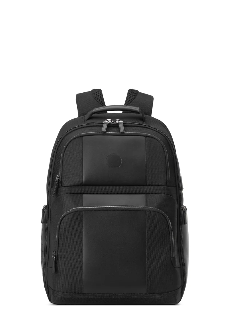 DELSEY Paris Wagram 2 Compartment Backpack Laptop 17.3Inch Black