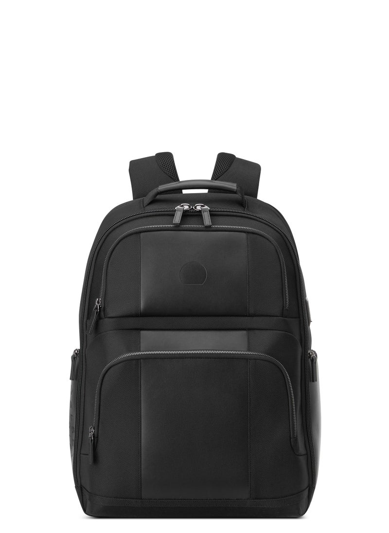 DELSEY Paris Wagram 2 Compartment Backpack Laptop 17.3Inch Black  - Image 1