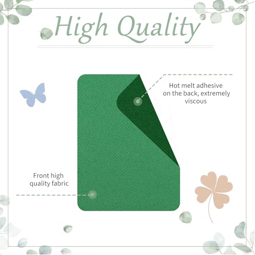 CoolShef 26Pcs Iron on Patches for Clothes, Multi-Colored Twill Cloth Stickers Patch, Durable Fabric Sticker for Easy Clothing Repair and Customization (9.5x12.5cm) - Image 3