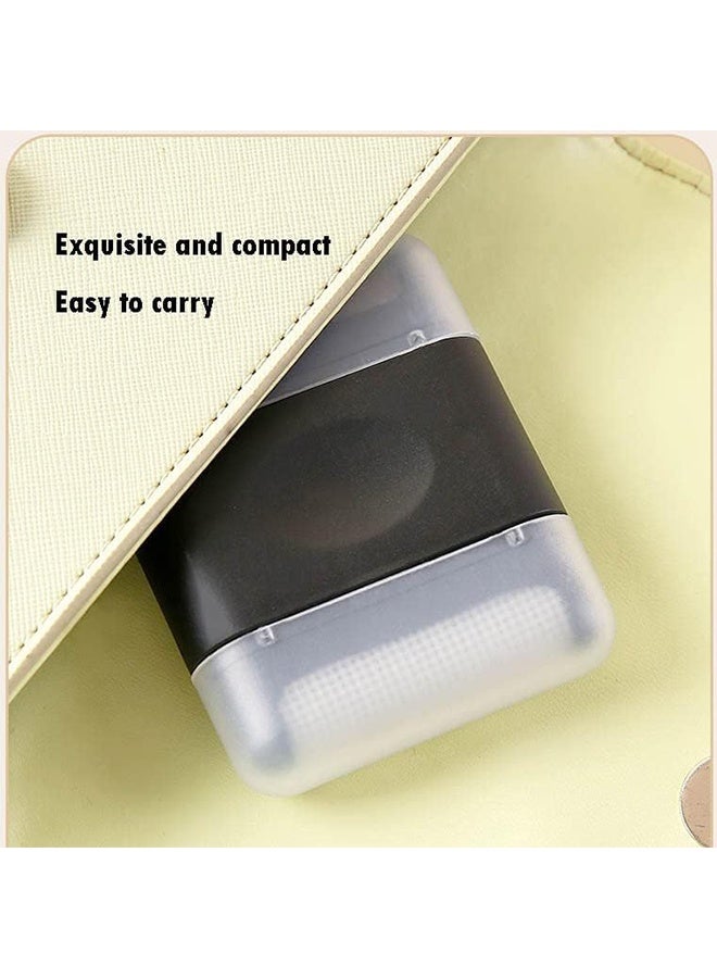 Pro Reusable Hair Remover,Double brush head With cover,Portable,Special Dog Hair Remover Multi Fabric Edge and Carpet Scraper-Easy Pet Hair Remover for Couch,Pet Towers & Rugs - Gets Every Hair(Black) - Image 2